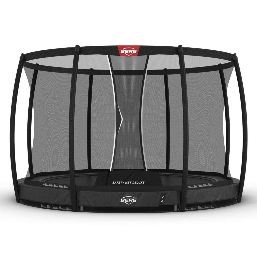 Trampolína - BERG Elite InGround 380 Grey + Safety Net Deluxe