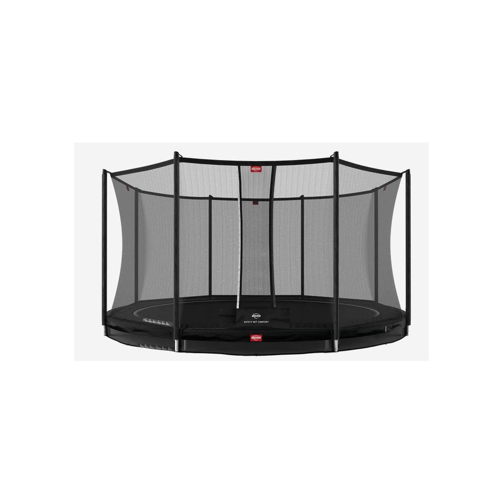 Trampolína - BERG Favorit InGround 380 Black + Safety Net Comfort