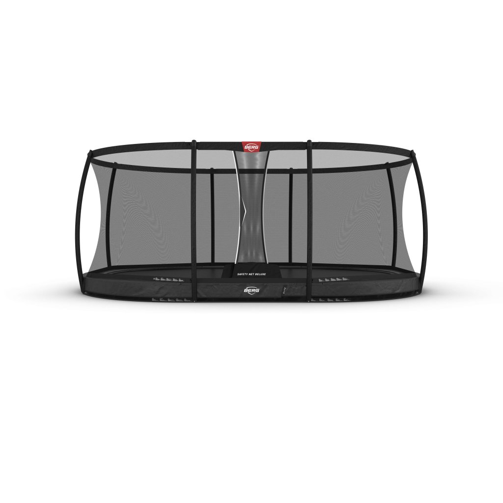 Trampolína - BERG Grand Champion InGround 520 Grey + Safety Net DLX XL