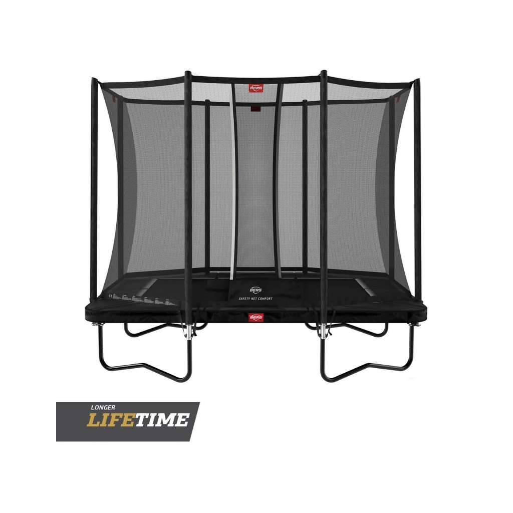 Trampolína - BERG Ultim Favorit Regular 280 Black + Safety Net Comfort